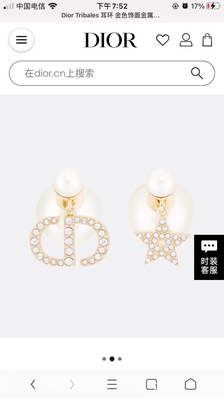 chr1st1an D10r earrings